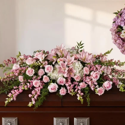 Centro de Flores Rosa
