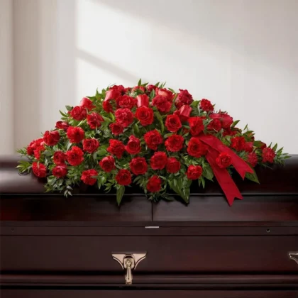 Centro de Rosas Rojas