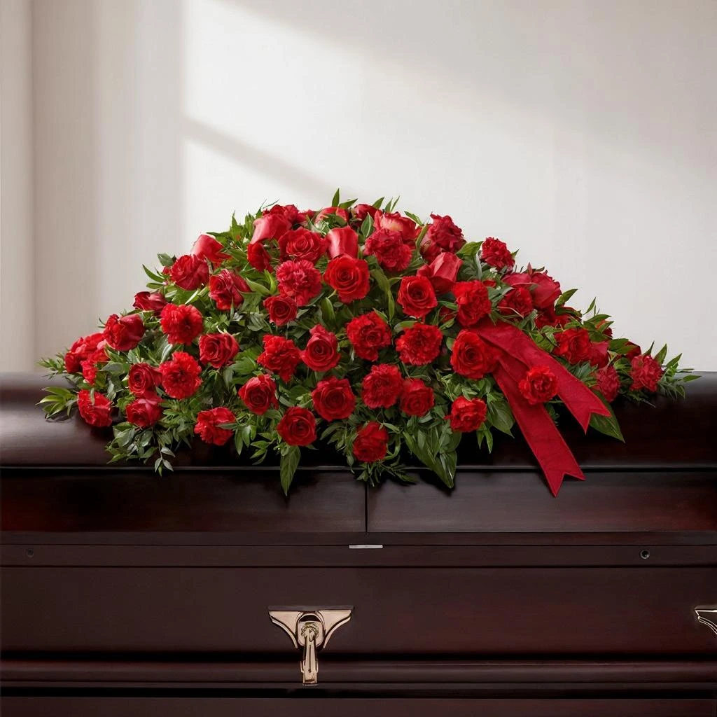 Centro de Rosas Rojas