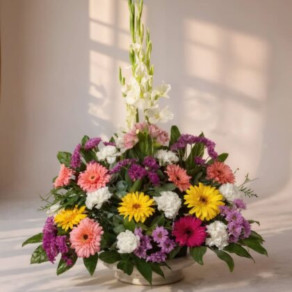 Centro de Flores Variadas