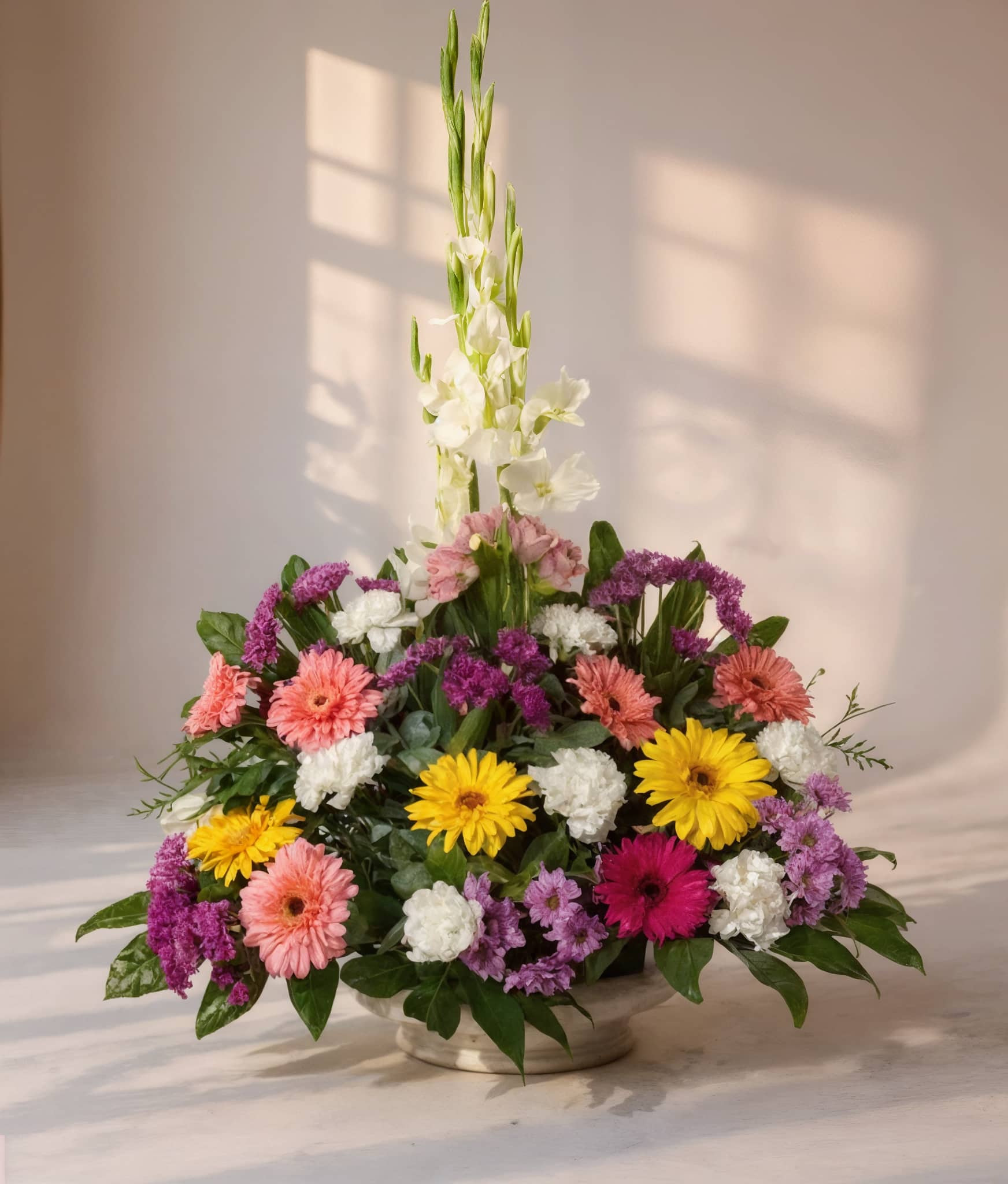 Centro de Flores Variadas